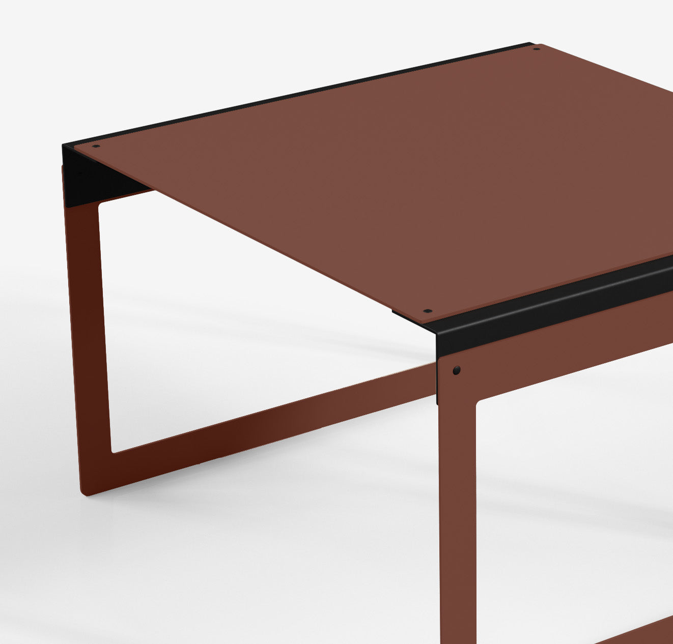 Connect - Coffee Table / XL (Frame, RedBrown)