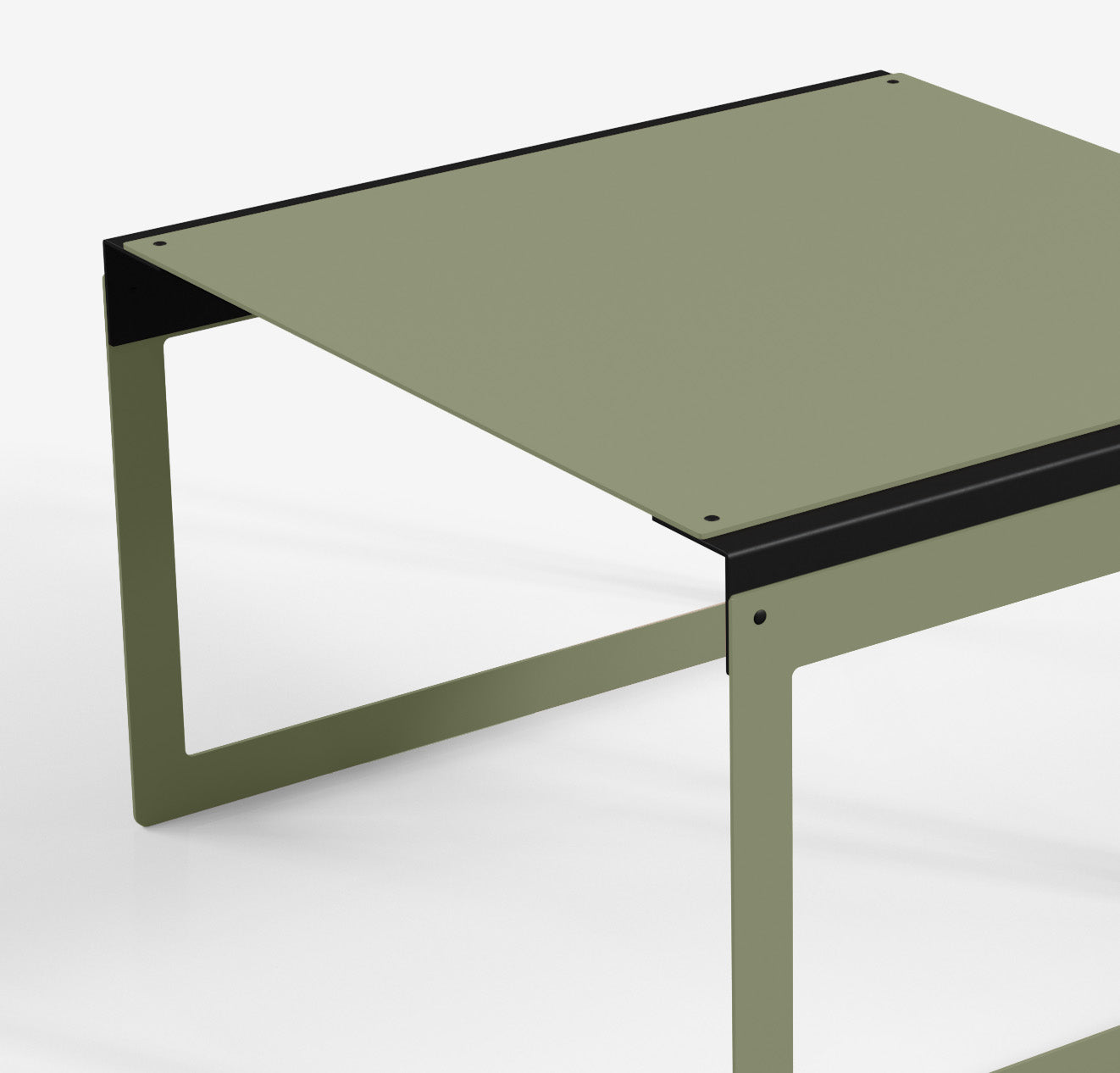 Connect - Coffee Table / XL (Frame, Olive Green)