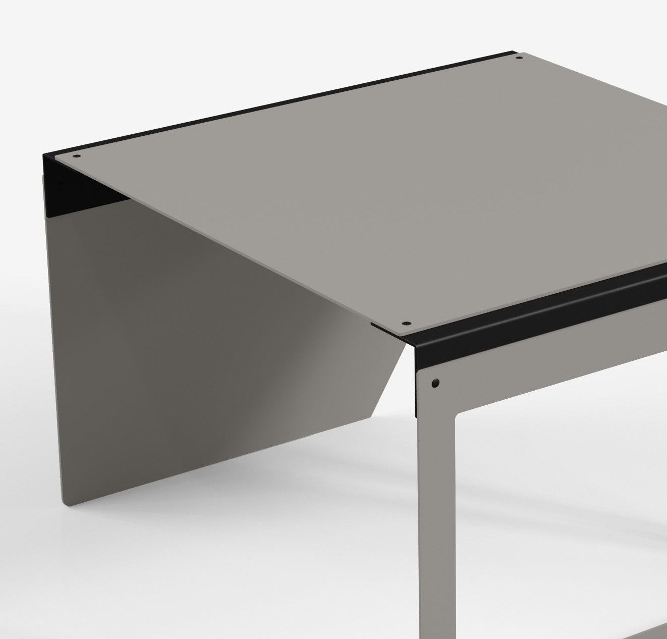 Connect - Coffee Table / XL (Frame/Angle, Taupe)