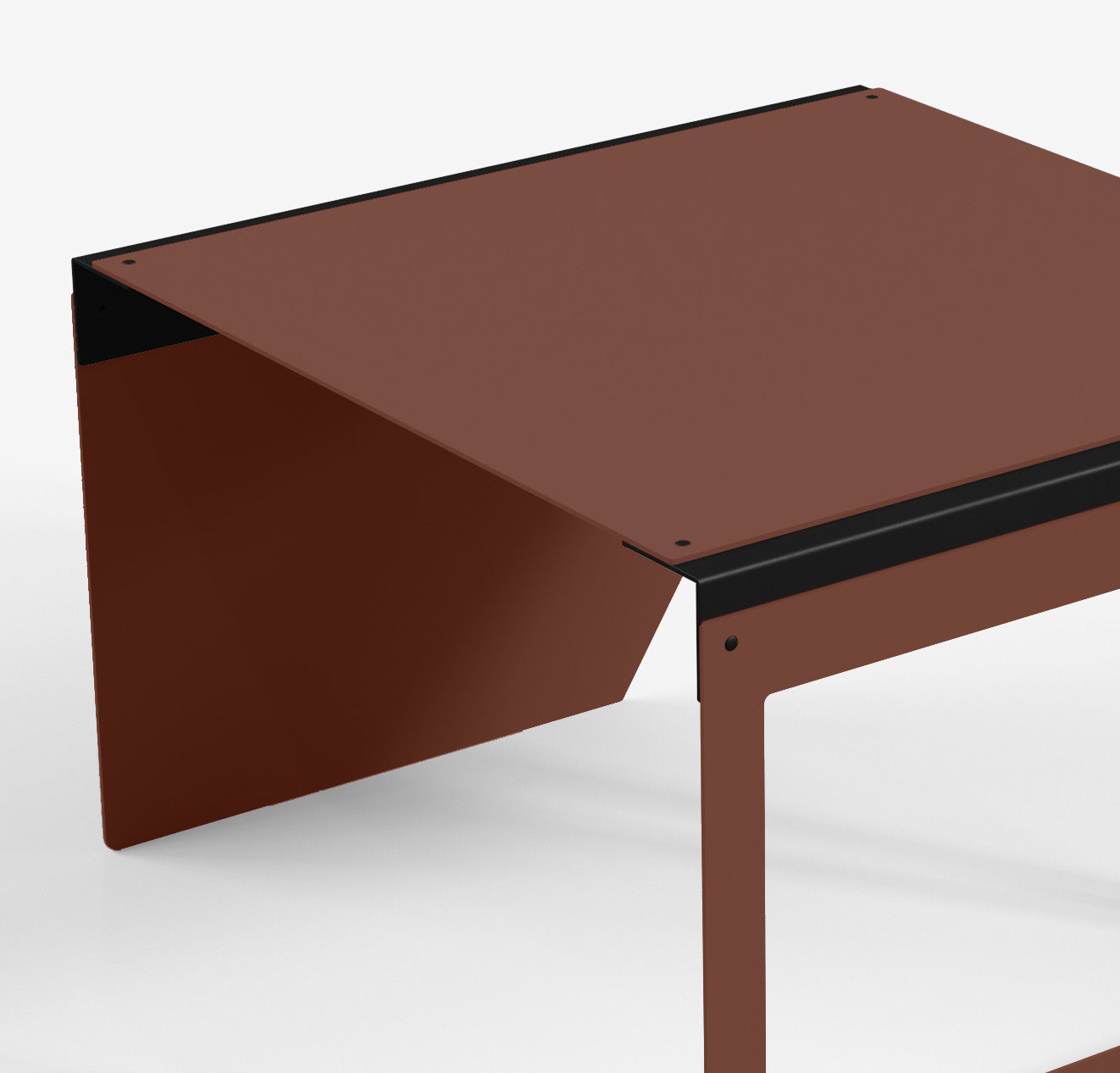 Connect - Coffee Table / XL (Frame/Angle, RedBrown)