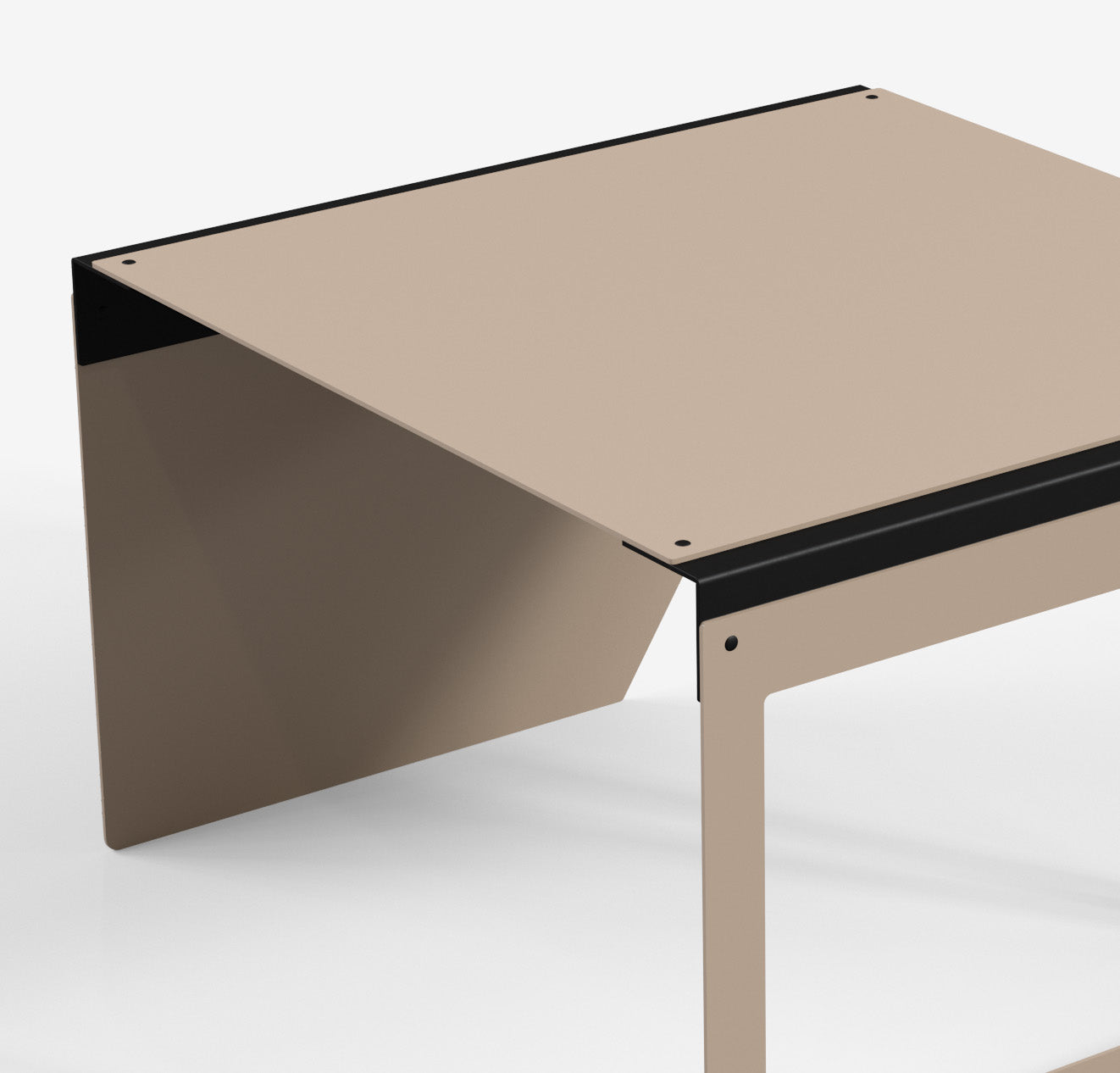 Connect - Coffee Table / XL (Frame/Angle, Beige)