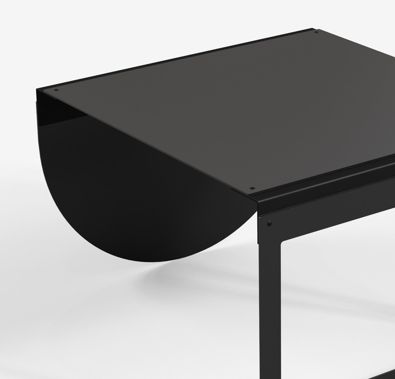 Connect - Coffee Table / XL (Frame/Round, Black)