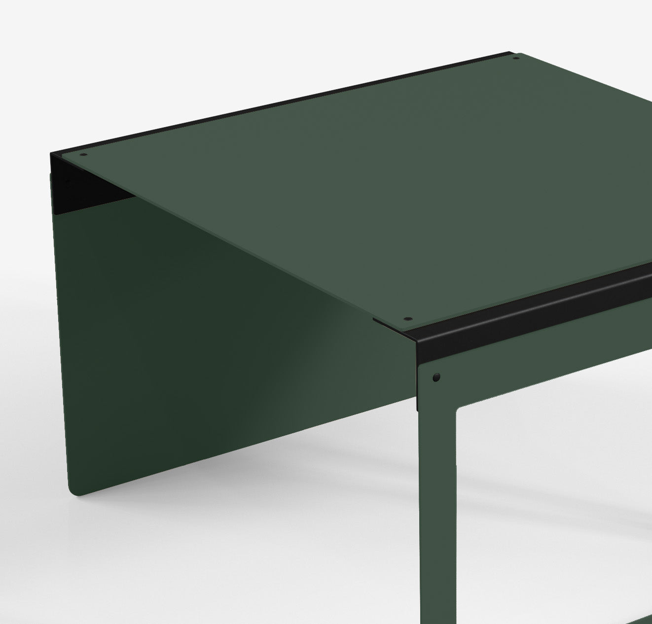 Connect - Coffee Table / XL (Frame/Square, Moss Green)