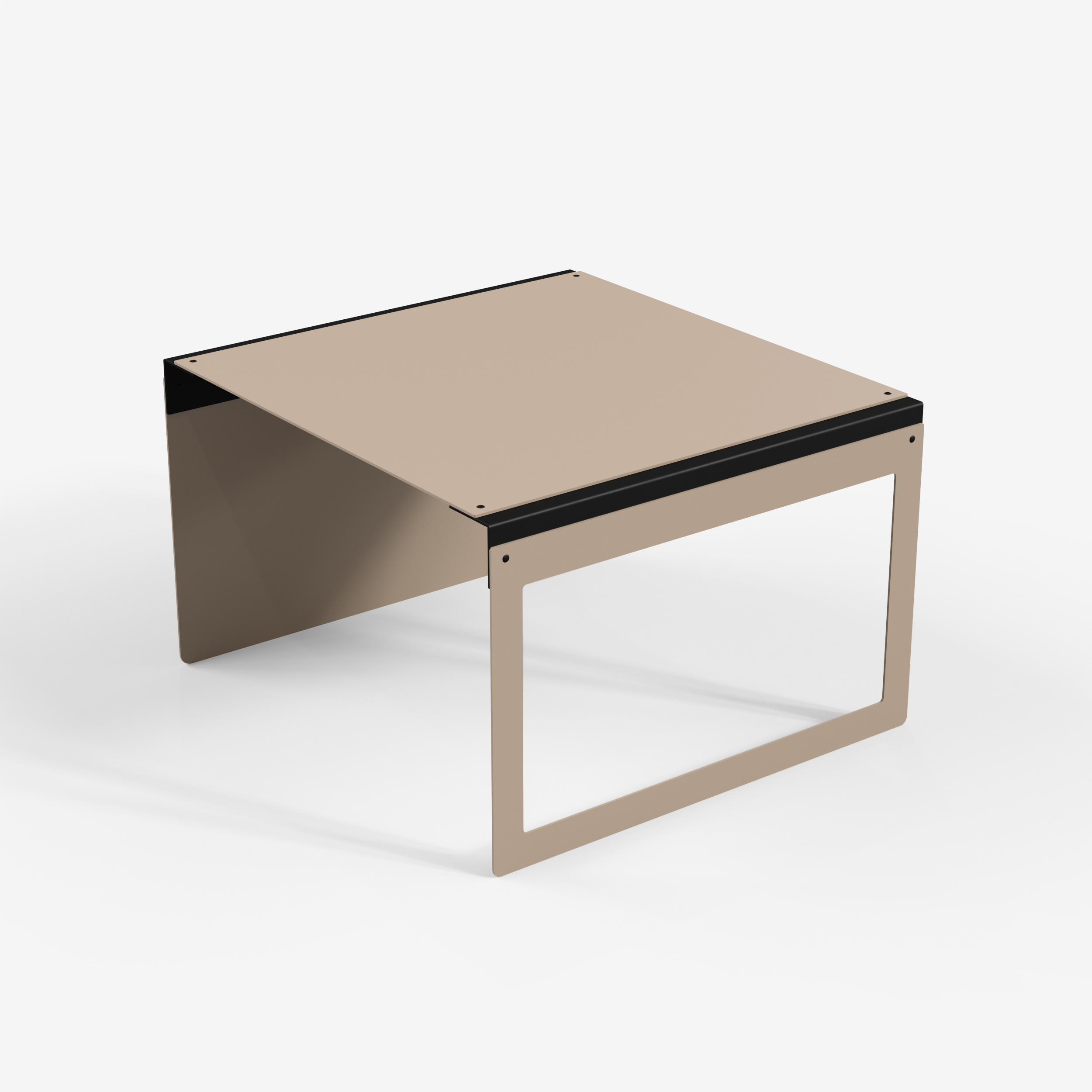 Connect - Coffee Table / XL (Frame/Square, Beige)