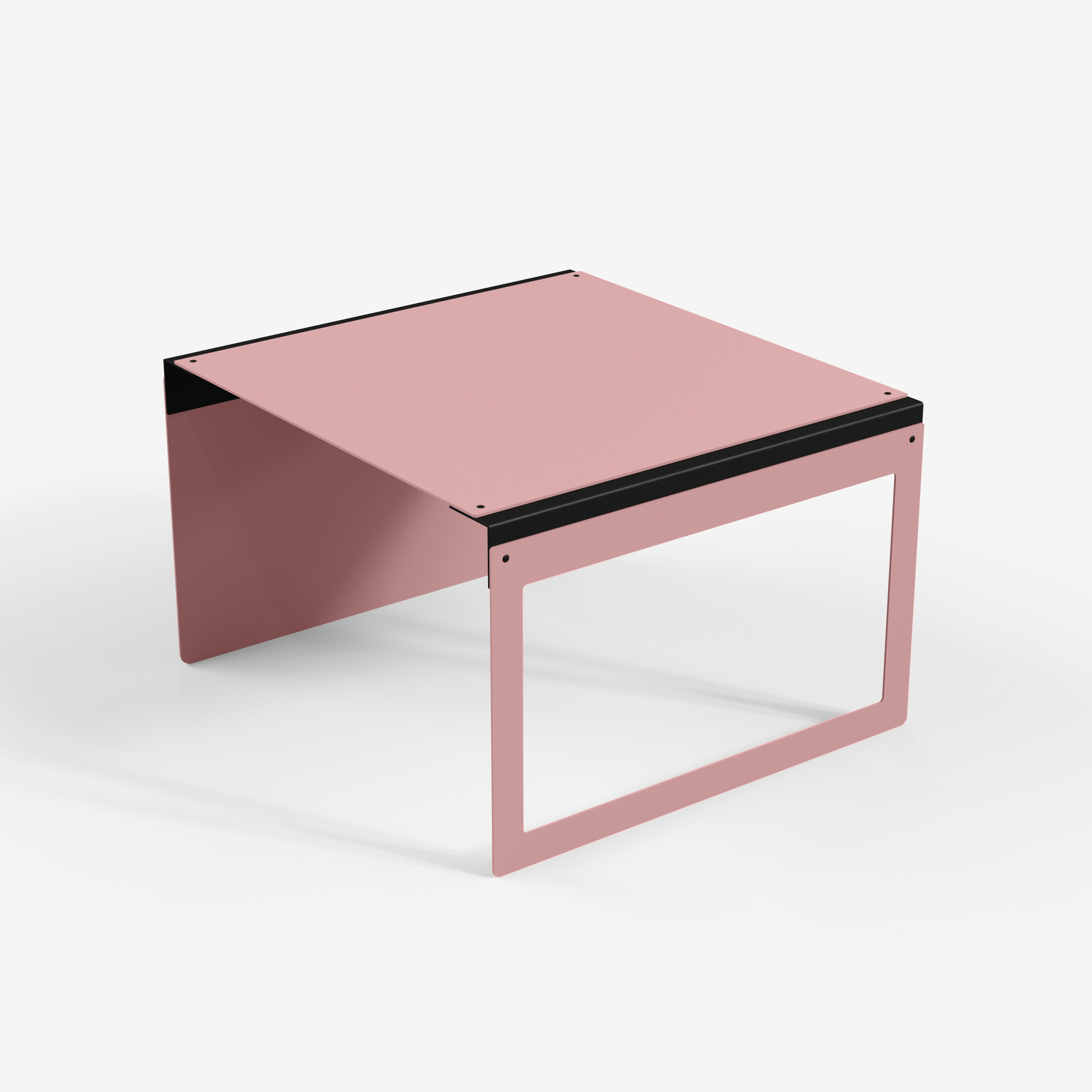 Connect - Coffee Table / XL (Frame/Square, Pink)