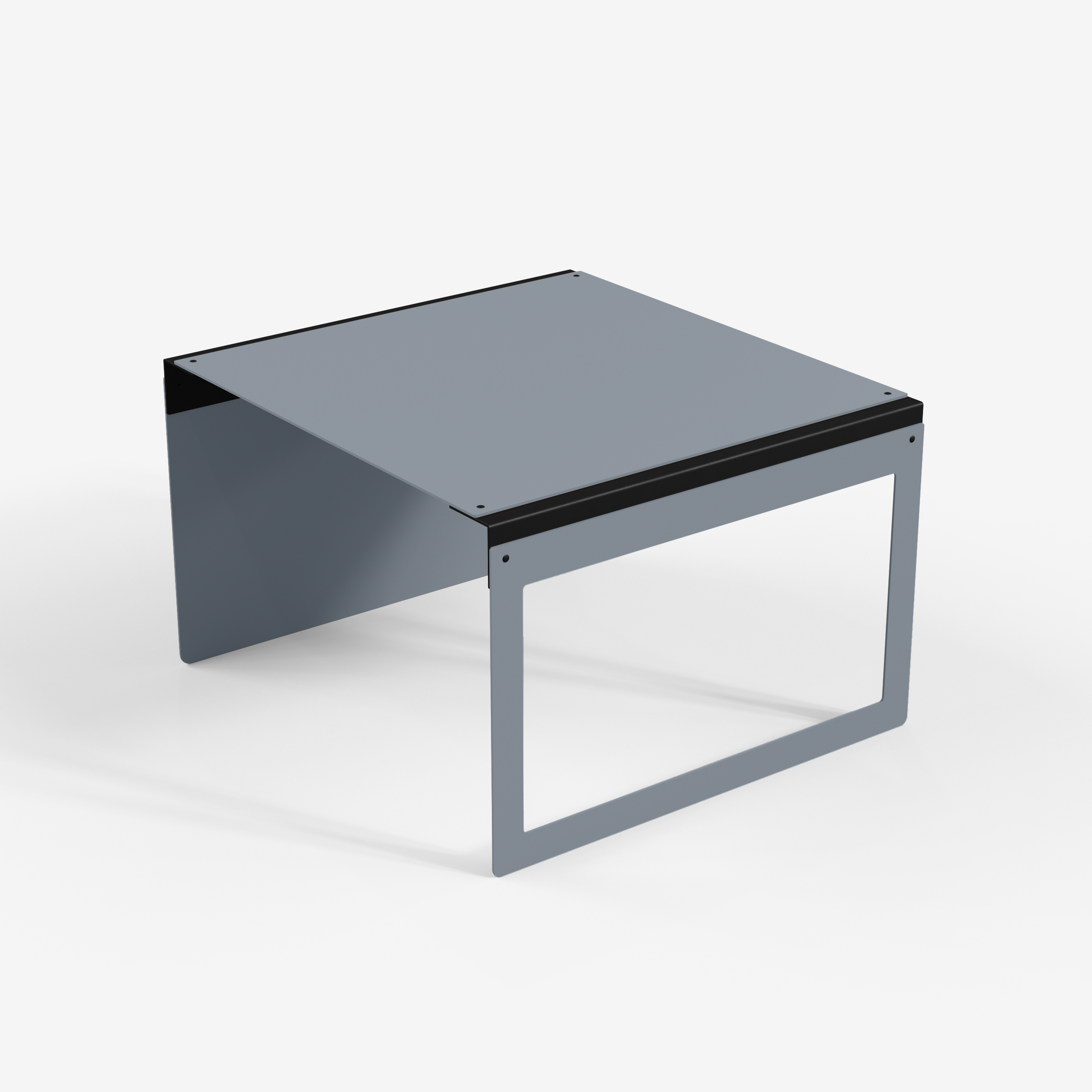 Connect - Coffee Table / XL (Frame/Square, Denim Blue)