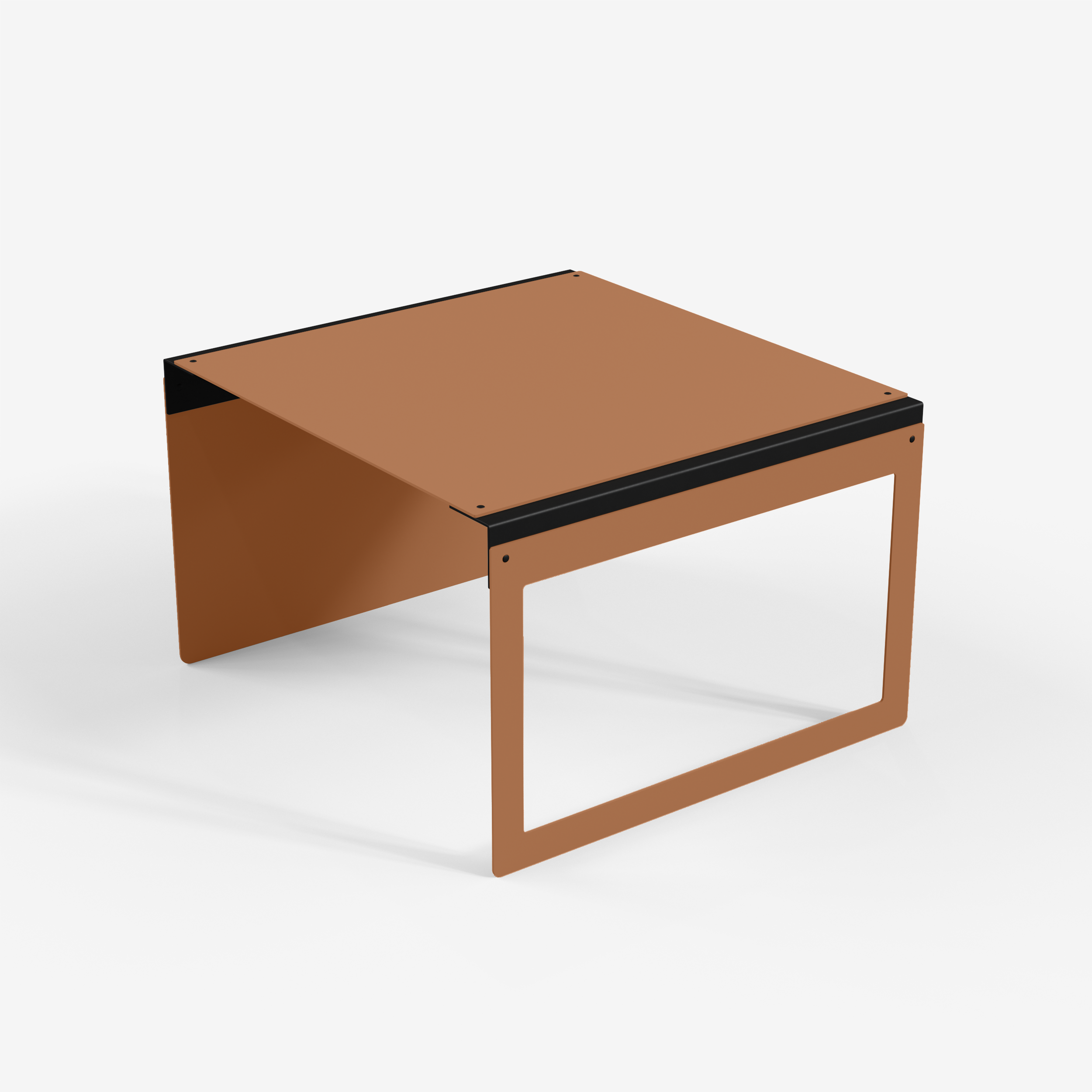 Connect - Coffee Table / XL (Frame/Square, Orange)