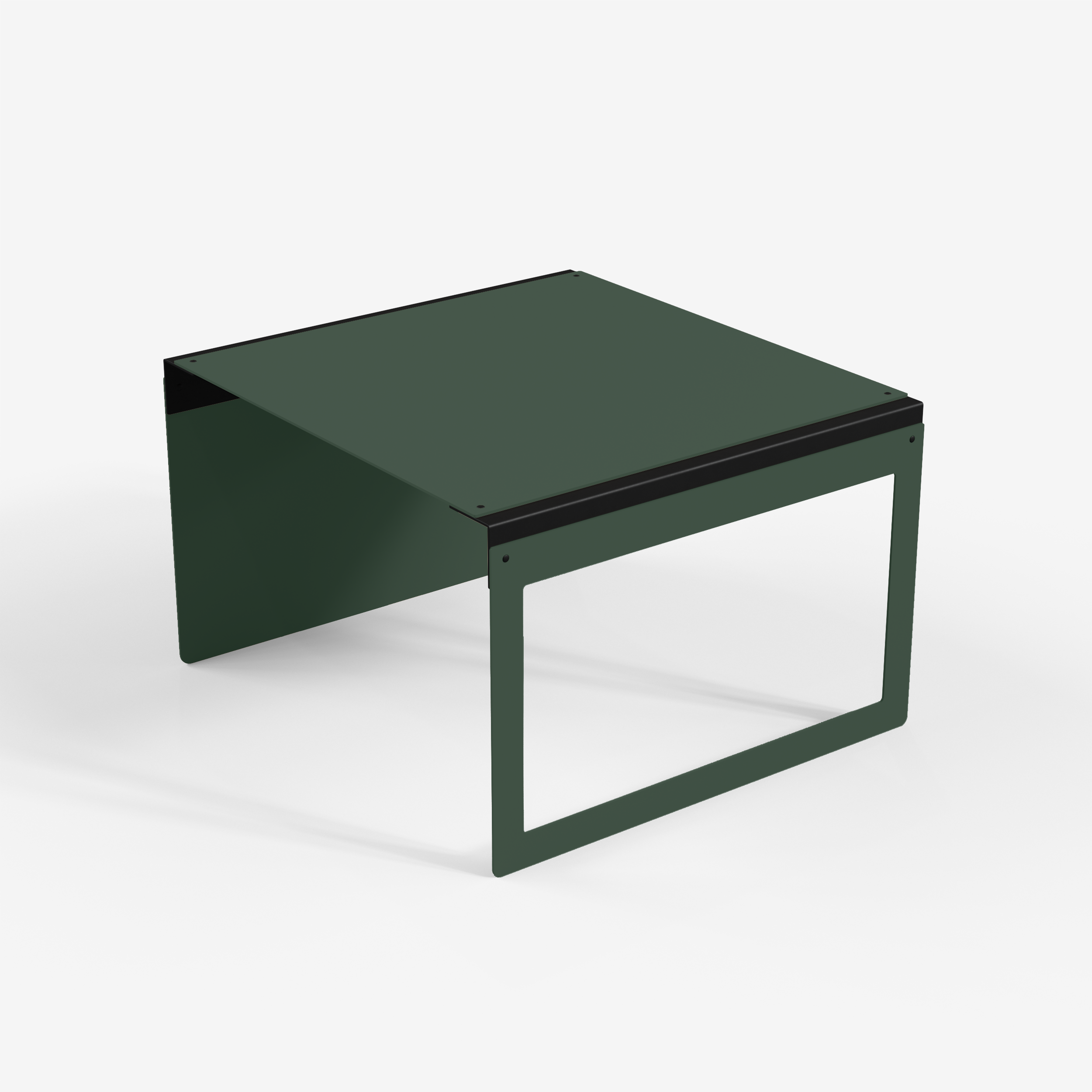 Connect - Coffee Table / XL (Frame/Square, Moss Green)