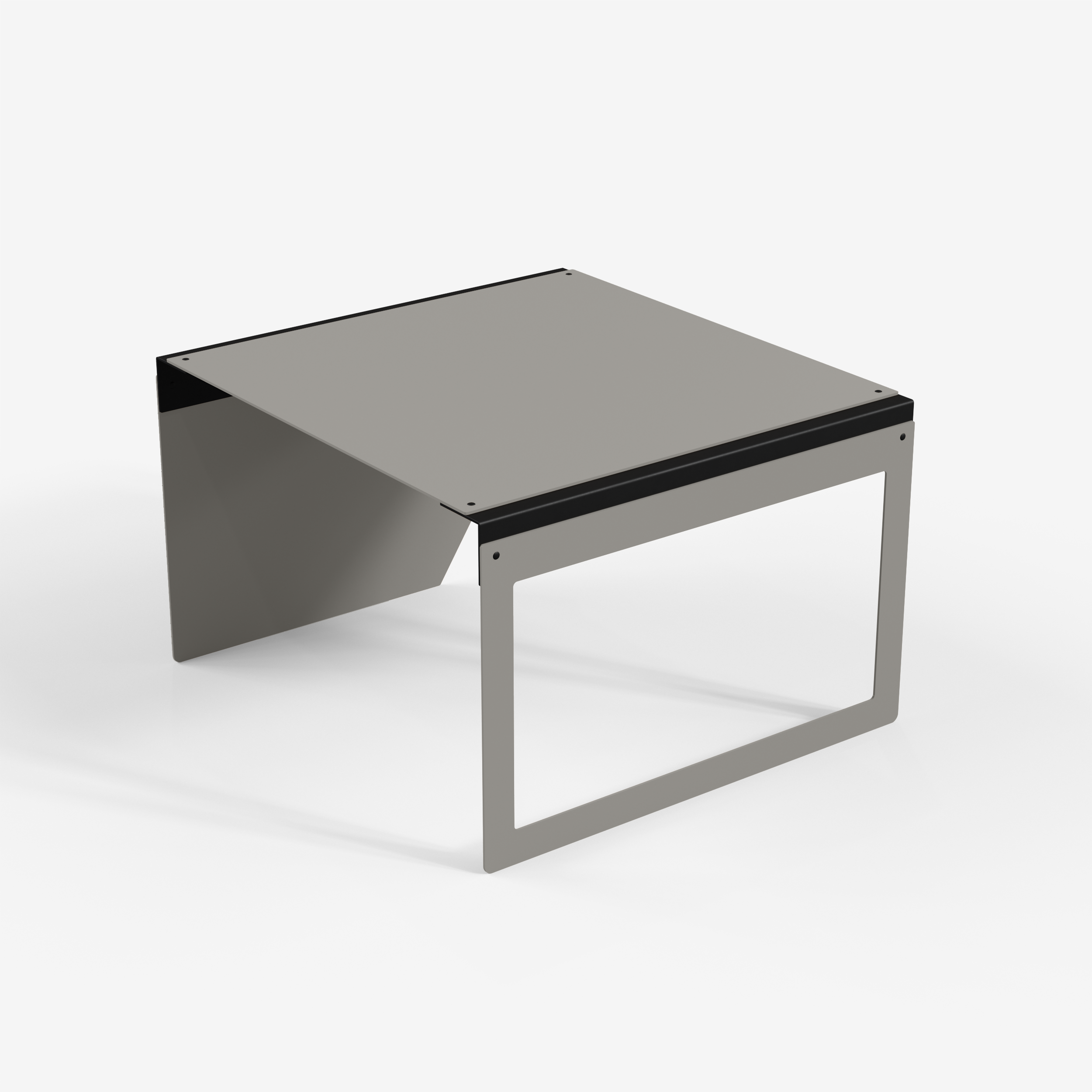 Connect - Coffee Table / XL (Frame/Angle, Taupe)