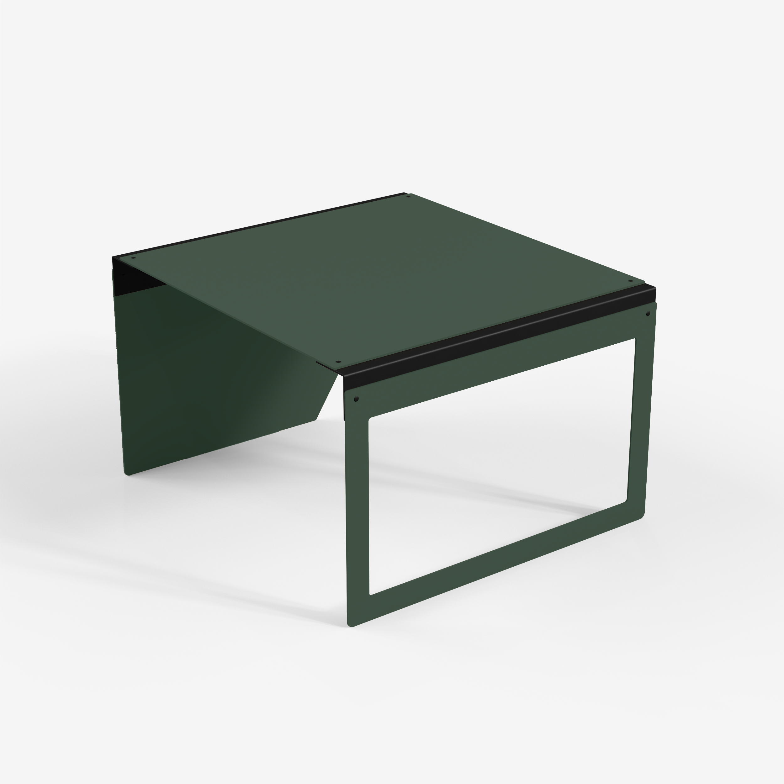 Connect - Coffee Table / XL (Frame/Angle, Moss Green)