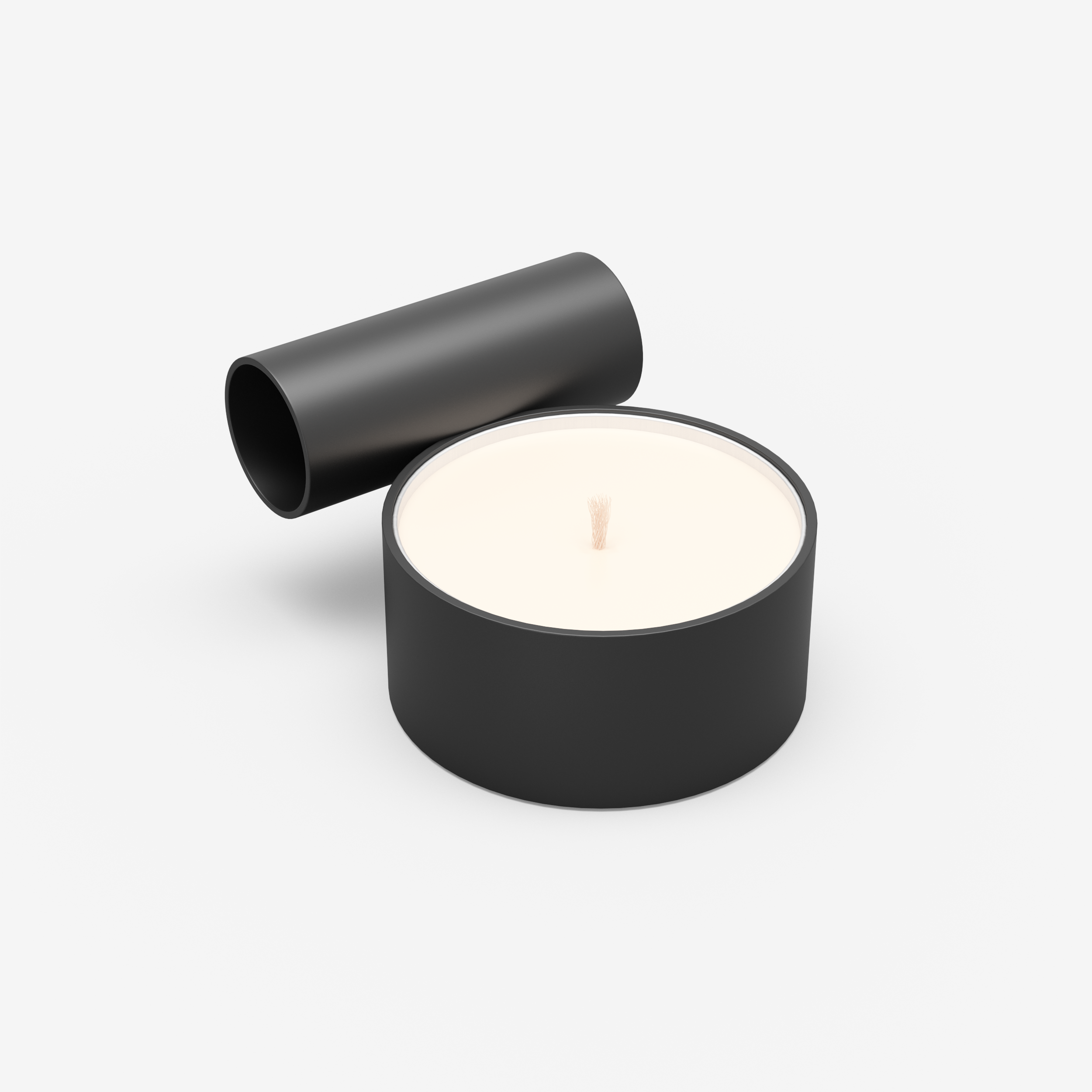 Split - Candle Holder (L, Black)