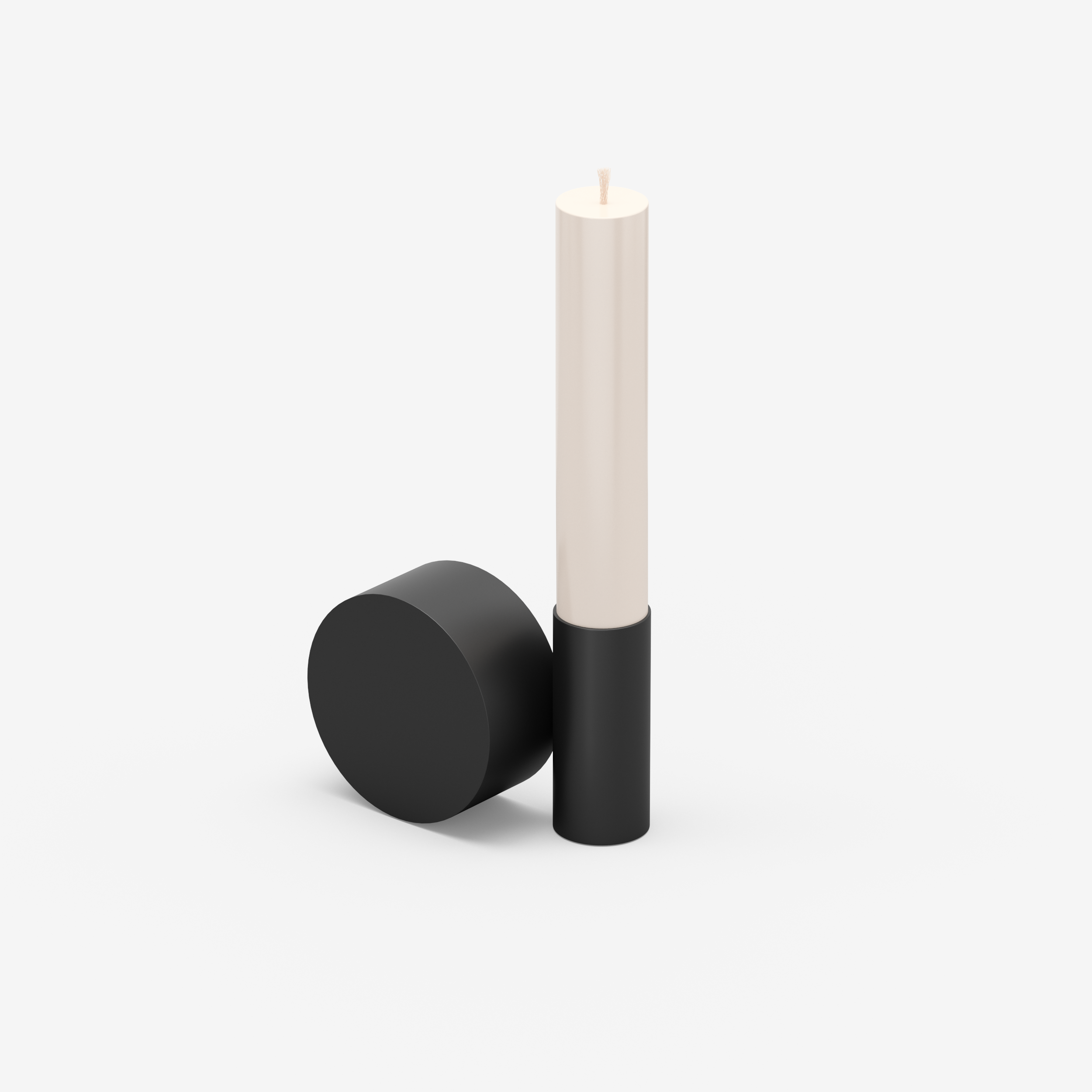 Split - Candle Holder (L, Black)