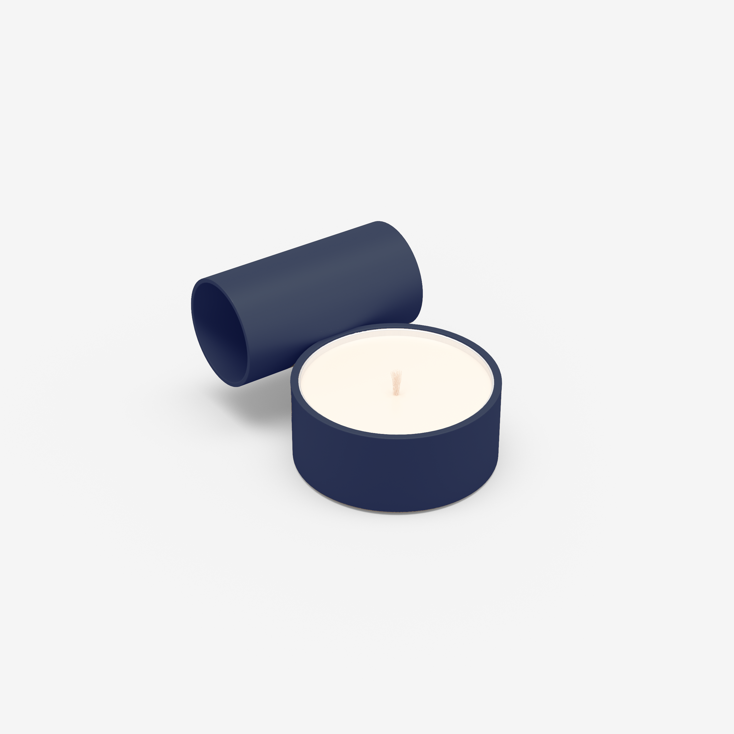 Split - Candle Holder (S, Navy Blue)