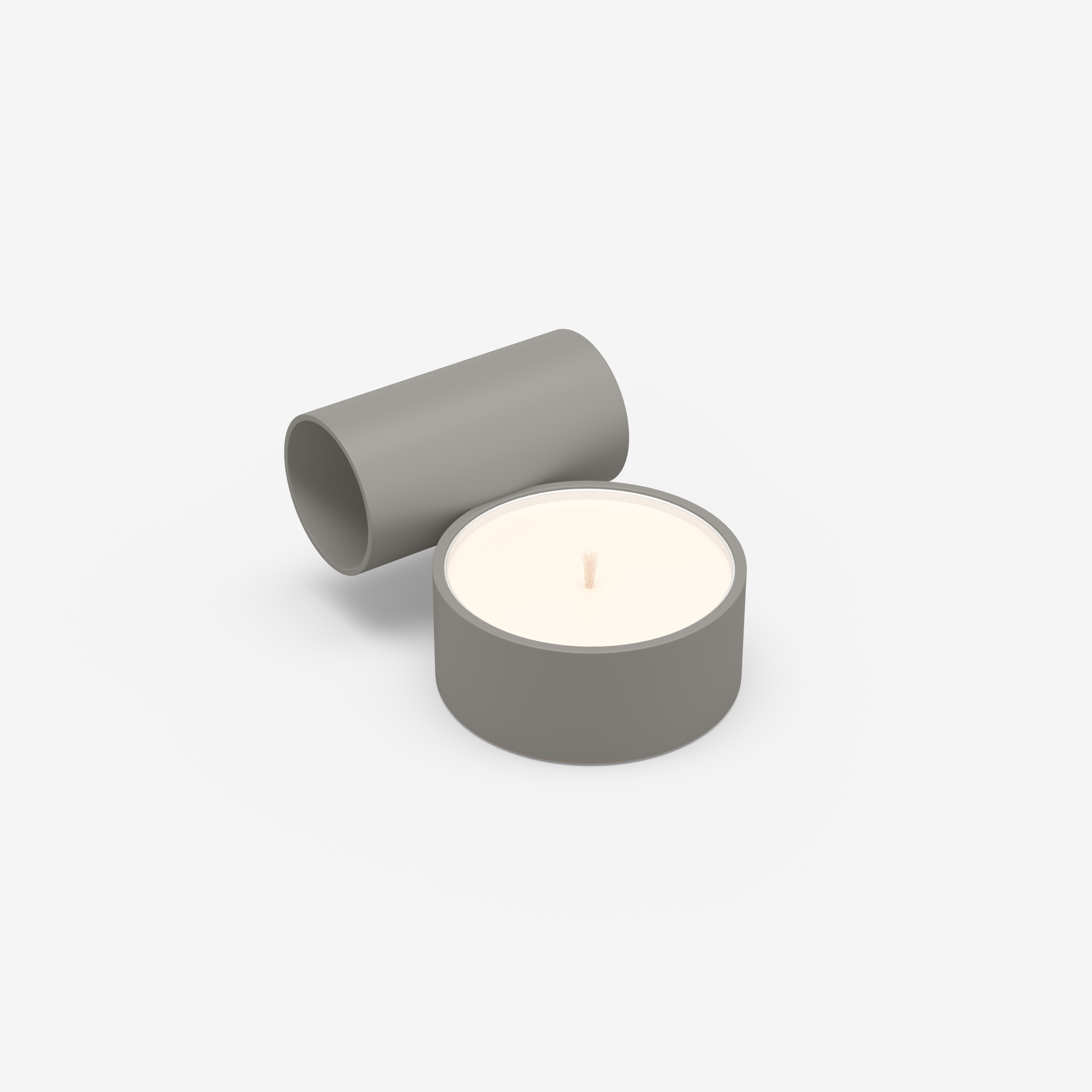 Split - Candle Holder (S, Taupe)